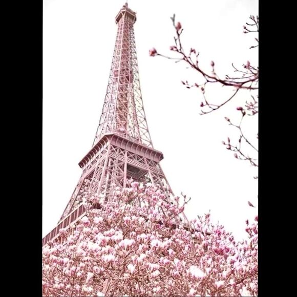 SET 4 “ALWAYS AUDREY” Audrey Hepburn Paris print collection wall art PINK decor - Picture 3 of 8